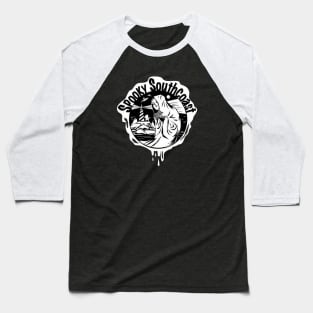 Spooky Southcoast Logo Baseball T-Shirt